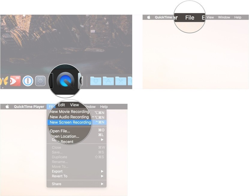 quicktime player screen recording with audio osx